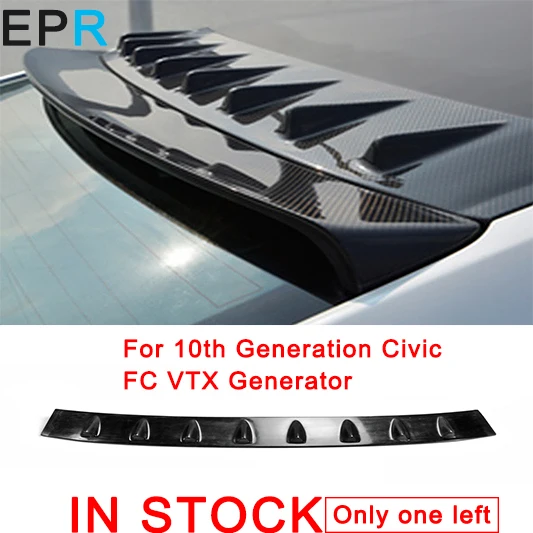 

For 10th Generation Civic FC Carbon Fiber VTX Generator For Honda Glossy Fiber Roof Accessories