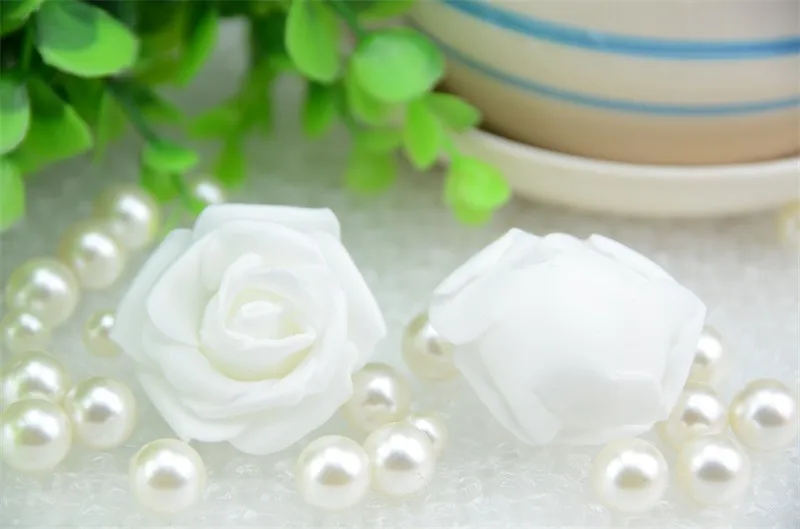 20PCS/Lot  PE Foam Rose Flower Head Artificial Rose Flowers Handmade DIY Wedding Home Decoration Festive & Party Supplies
