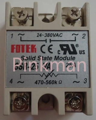 

1 pc FOTEK 25VA Solid State Relay SSR Resistance type pressure regulating