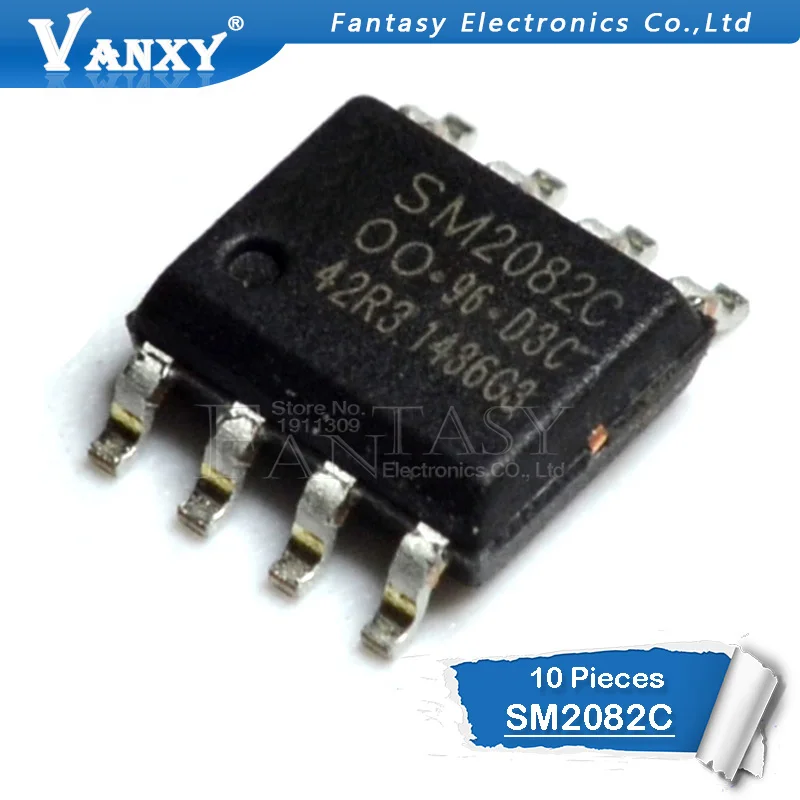 10 шт. SM2082 SM2082EG SM2082ED лапками углублением SOP 8 SM2082C SM2082EGS СОП SMD| |