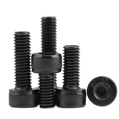 2Pcs M6x(10mm-65mm Length) Left Hand Screws Allen Socket Cap Head Hexagon Bolts Anti-screw Black | Обустройство дома