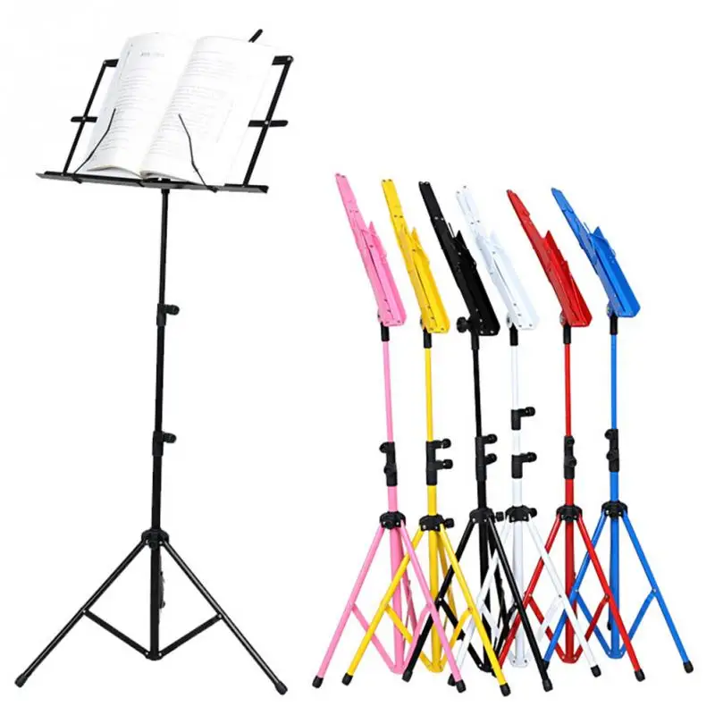 Colorful Portable Foldable Sheet Music Tripod Stand Lightweight Sheet