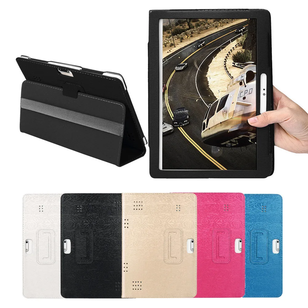 Tablet Case for Universal Folio Leather Bracket Set for 10-inch Android Tablet Compatible Cover Anti-fall & Dirty Leather