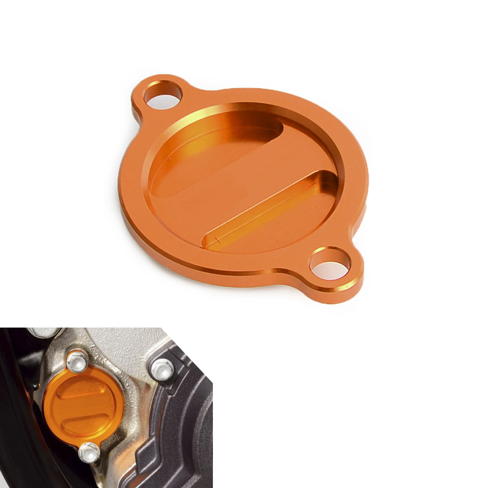 

Oil Filter Cover Cap For KTM SX-F Factory Edition EXC-F Six Days EXC-R XC-F XCF-W XCR-W SMR 250 350 400 450 500 505 530 08-2016