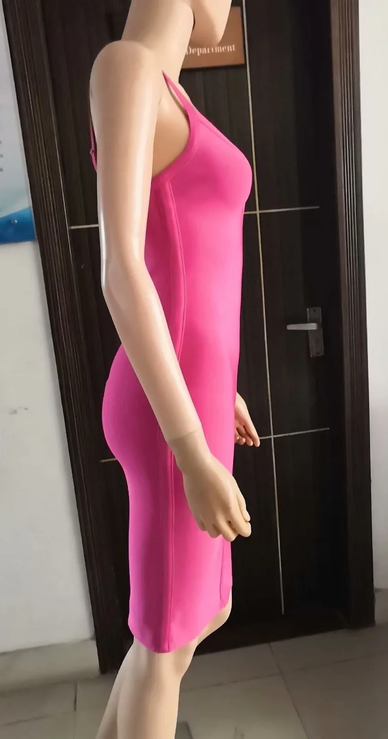 Красная роза слинг мини-повязка сексуальное вечернее платье вечерние Bodycon женская одежда оптом Осень-весна лето