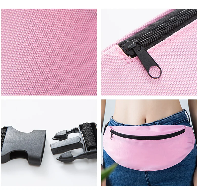 CCRXRQ поясные сумки для женщин Мода 2019 г. унисекс ремень Сумки Handy Сумки на пояс мужской сплошной цвет сумка розовый Fanny Pack