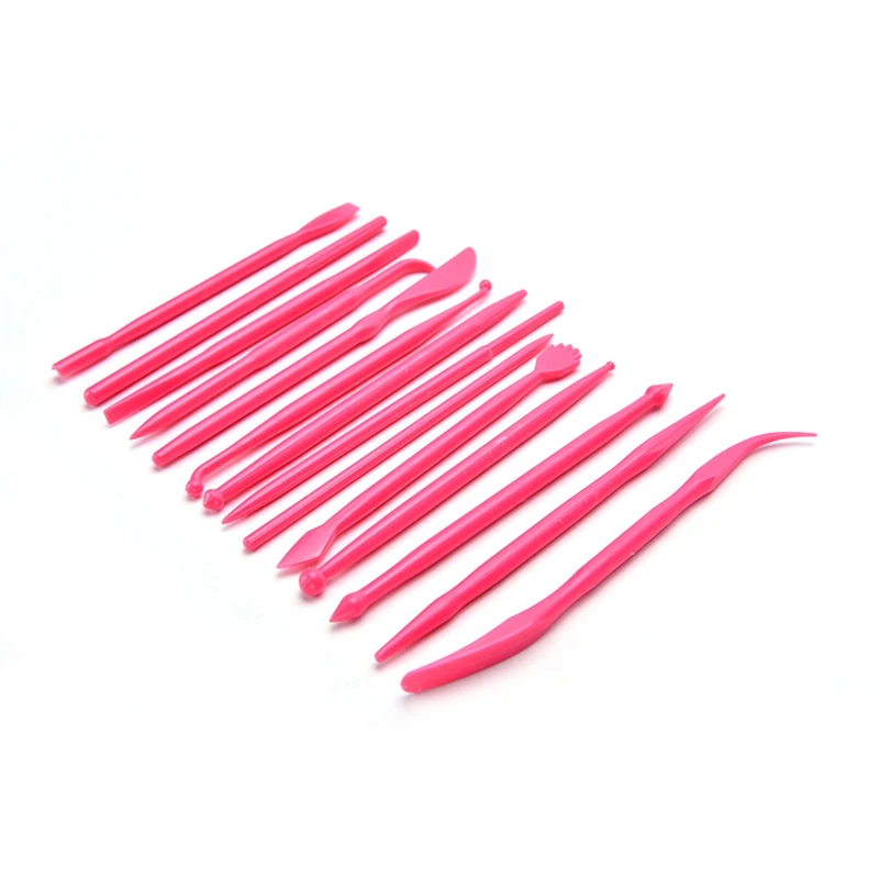 

14 Pcs/Set Cake Decorating Clay Resin Sugar Candy Fimo Sculpey DIY Cake Cooking Tools Fondant Gum Paste Mold