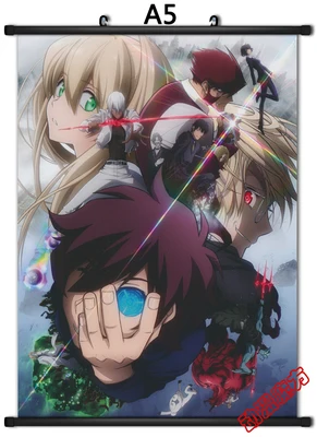 Домашний декор японского аниме настенный постер прокрутки kekkai Sensen Leonardo