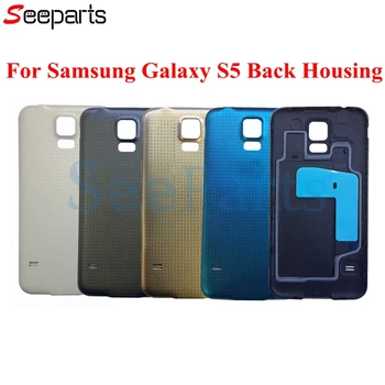 

For Samsung Galaxy S5 G900 G900F Battery Door Housing Cover Case 5.1" For Samsung S5 G900 Battery Cover Shell Replacement Parts