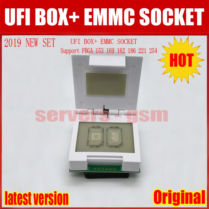 Новинка 2020 оригинальная коробка UFI полный комплект/коробка Ufi поддержка FBGA