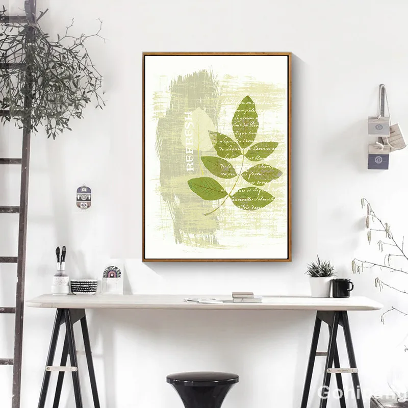 Leaves-Plant-Painting-Nordic-Canvas-Poster-Print-Home-Decor-Wall-Picture-Art-Living-Room-Bedroom-Europe (3)