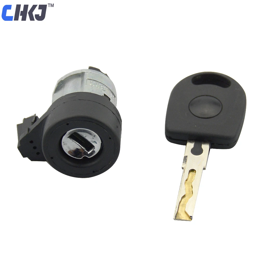 CHKJ For VW SAGITAR PASSAT Bora Car Ignition Key Lock Cylinder Auto Modified Replacement Lock Latch Core Set Free Shipping
