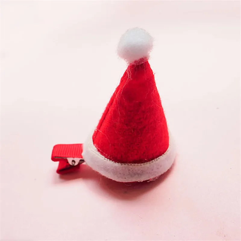 Wholesale(10 pieces/lots)Wool Felt DIY Craft Christmas Hat Design for Hair Band