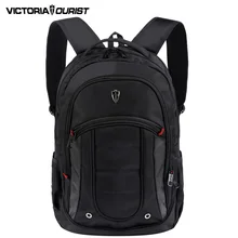 VICTORIATOURIST 15.6 pulgadas portátil mochila hombres viajes/negocio mochila impermeable mochila de nylon estilo euro v6060 negro