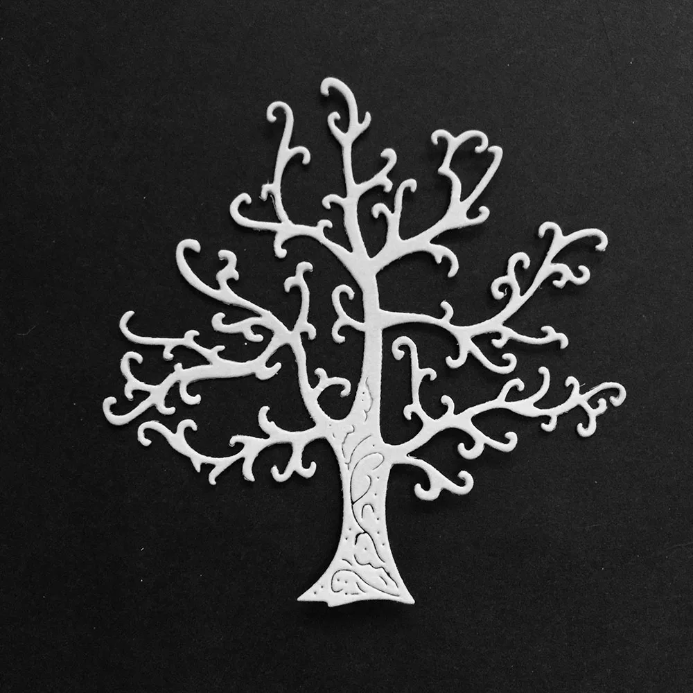  97.6*98.2mm Spring Tree Metal Cutting Dies Cards DIY Scrapbooking Carbon Sharp Craft Die Photo Invi - 32983255673