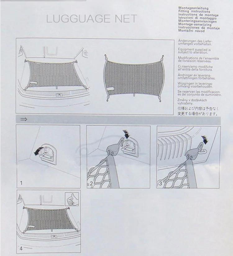 Высокое качество для хранения багажа в багажник автомобиля Грузовой Органайзер 100X70 см нейлоновая эластичная сетка для Audi Q3 Q5 Q7 A3 A4 A5 A6 A7 A8