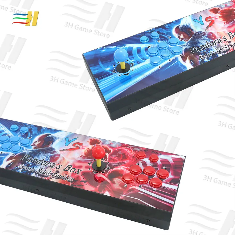  Caja Pandora 9d 2500 en 1 consola de juegos arcade soporte 3P 4P usb conectar gamepad soporte 3d te
