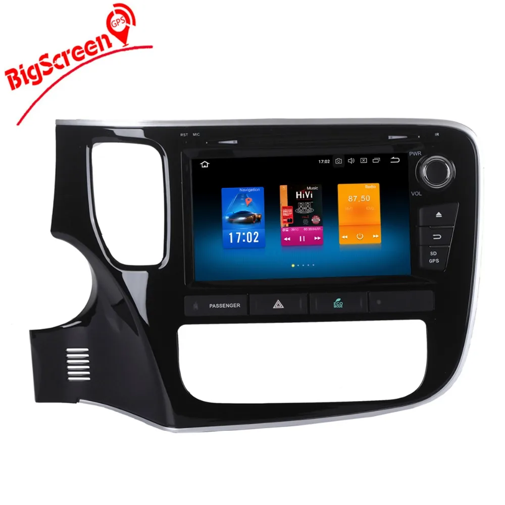 Excellent 8inch Newest Android 8.0 7. 1 Car DVD Player GPS Navigation For Misubishi Outlander 2014-2017 Radio Multimedia Satnav Headunit 4