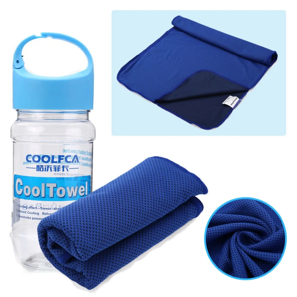 2018 Multicolor Instant Ice Cooling Towel For Cycling Running Jogging