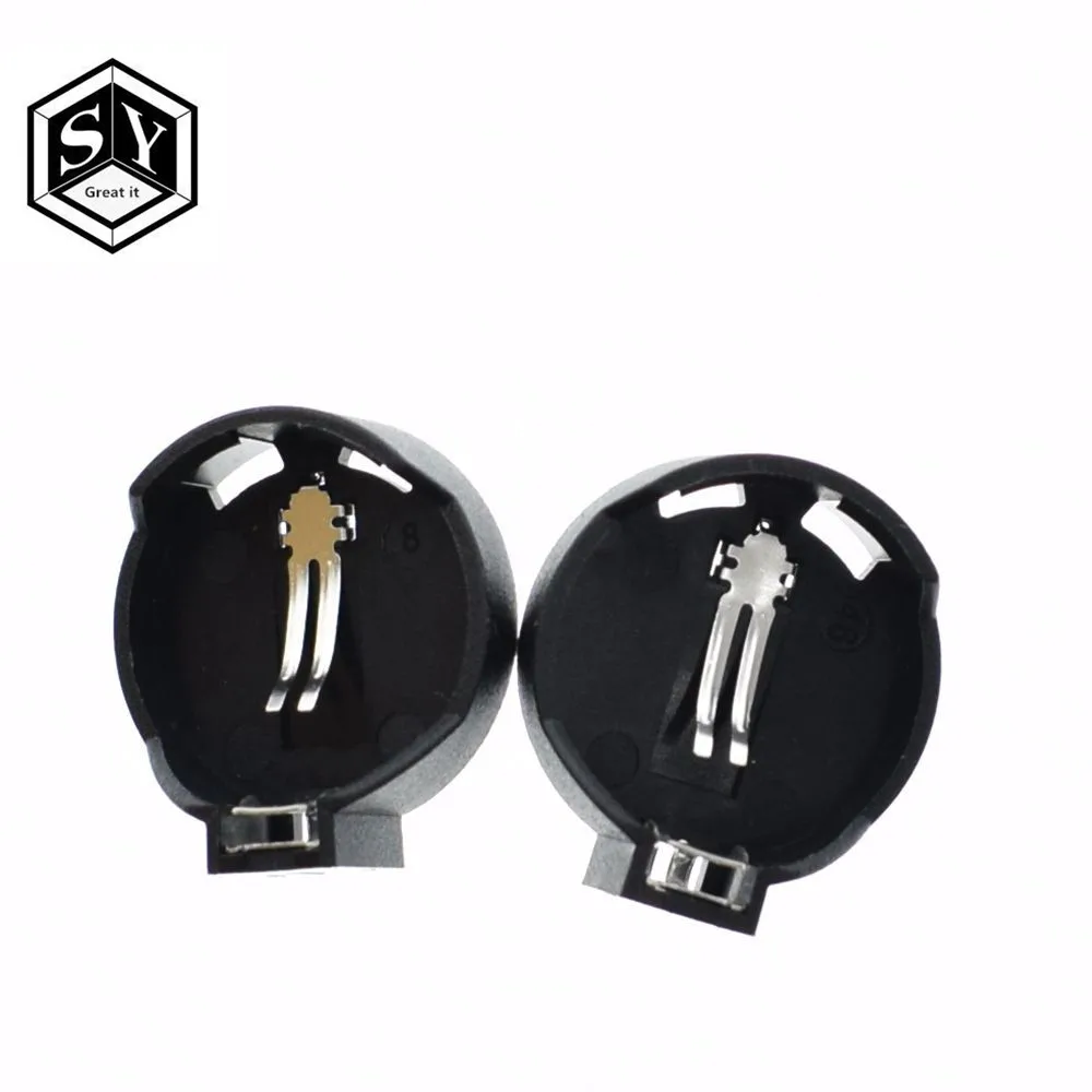 

10PCS Great IT Battery Button Cell Holder Socket Case CR2032 cr2032 battery holder 2032