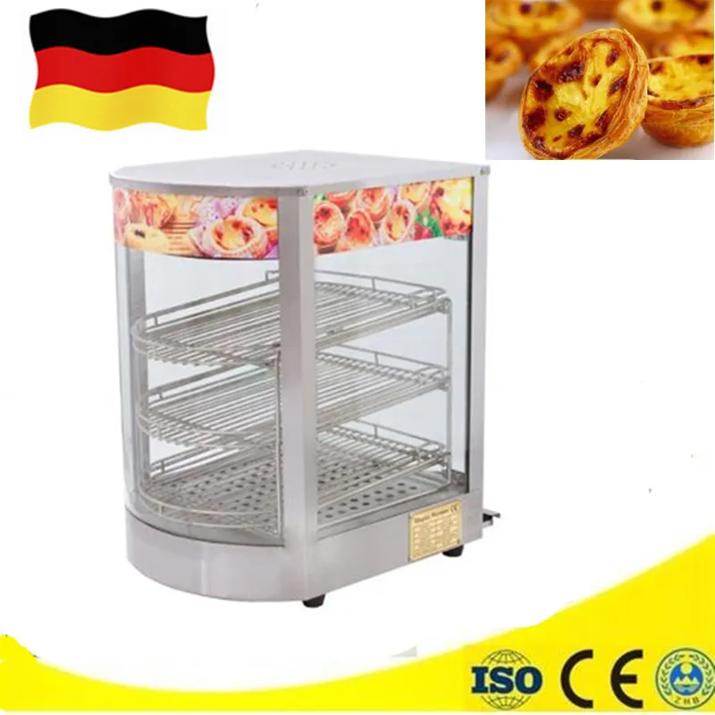 Commercial 220v 850w Display Cabinet Keep Food Warmer Countertop