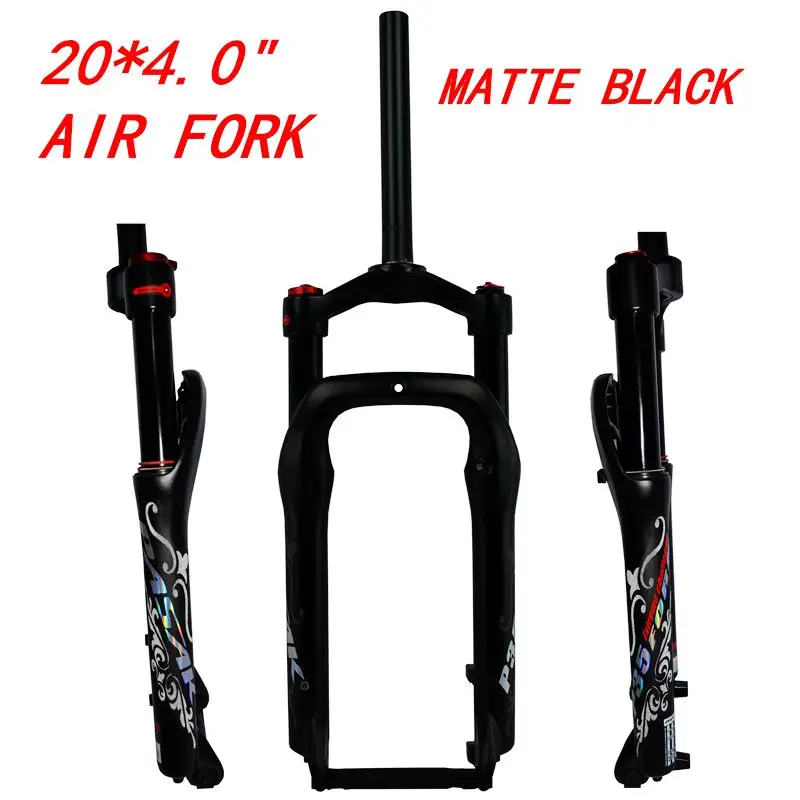 MTB Cruiser Fork горный велосипед 20 дюймов Fat Bike воздушная вилка с блокировкой подвески