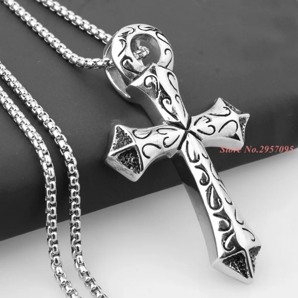 Buy Big Cross Pendant Necklace Mens Crucifix Jewelry