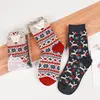 Chaussettes en coton pour femme, 2 paires, dessin animé, chat, lapin, hérisson, hibou, souris, pingouin, écureuil, vache, cochon, Panda, cerf, Animal mignon, Harajuku ► Photo 3/6