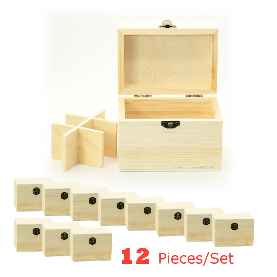 wooden block set with storage