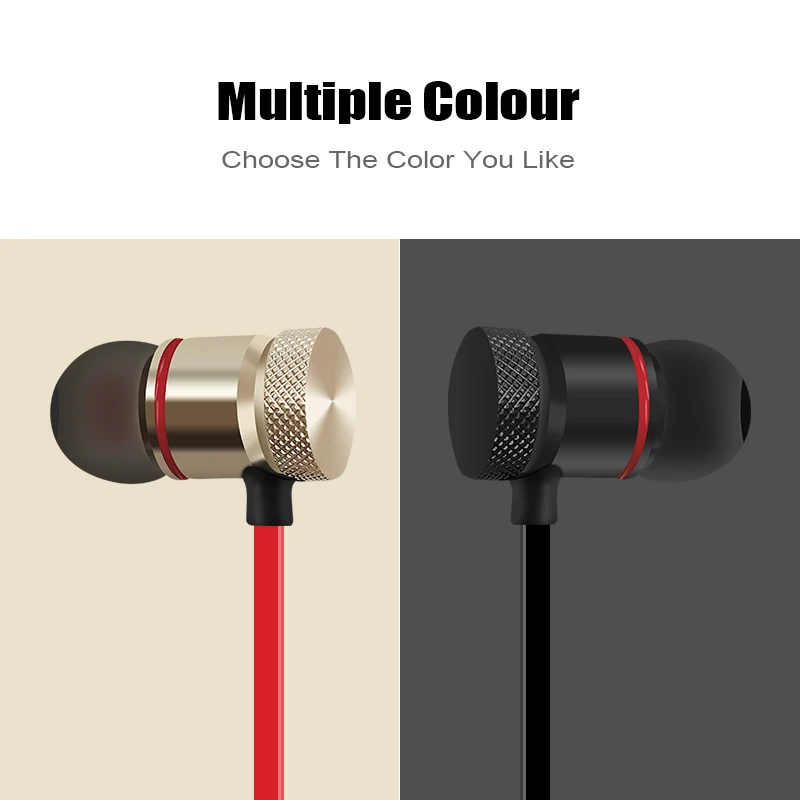 Беспроводные наушники M & J F05 с Bluetooth металлические спортивные защитой от пота