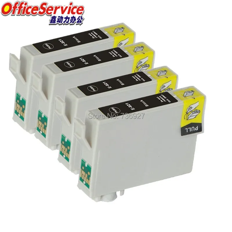4 Pk Compatible Inkjet Cartridge T0921 T0922 T0923 T0924 Full Ink For Epson Stylus C91 Cx4300 T27 Printer With Chip Inkjet Cartridge Ink For Epsont0921 Cartridge Aliexpress