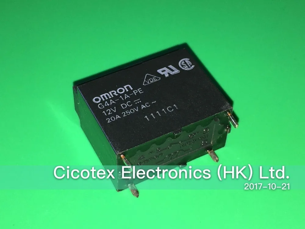 5 шт./лот G4A-1A-PE-12VDC реле DIP4 GEN PURPOSE SPST 20A 12V G4A-1A-PE DC 250V AC | Обустройство дома