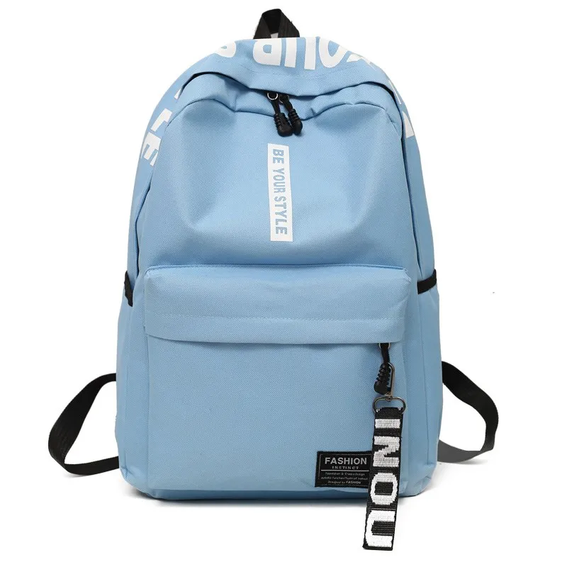 

Hot-selling 2019 NEW Student Letter BY YOUER STYLE Backpack Boys Girls Candy colour SchoolBags Kids Shoulder bag Mochila
