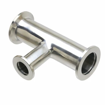 

ISO-KF25 to KF16 (NW/KF-25 to 16) Tee 3-way T type Conical Reducer Adapter Vacuum Flanges Pipe Tube Fitting Stainless Steel 304