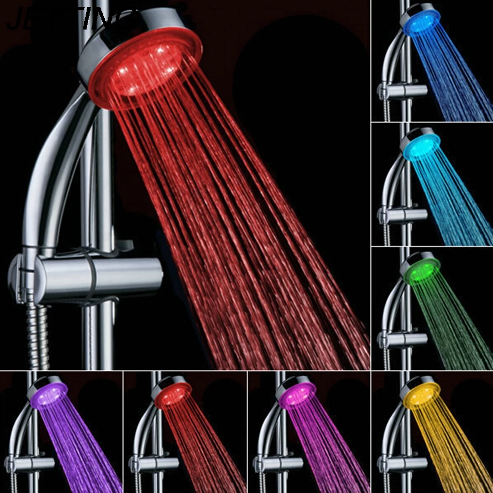 1 шт 7 цветов Изменение заряженными ионами светодиодных ламп Led Турмалин SPA Анион