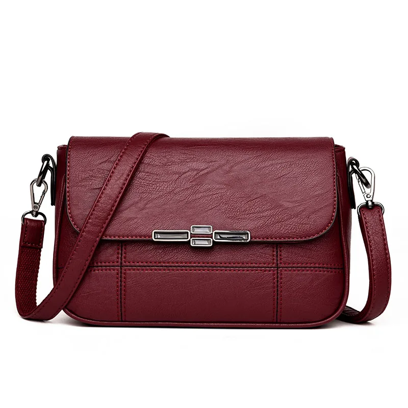 

2018 Big Capacity Women Messenger Bags Famous Brand Luxury Designer Leather Handbag Female Shoulder Crossbody Bag for Woman sac