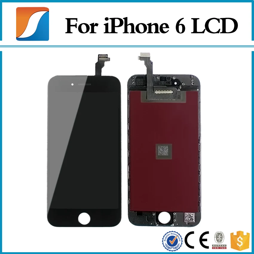 imágenes para 10 UNIDS/LOTE Para iPhone 6 LCD Con Pantalla Táctil Digitalizador Asamblea Reemplazo de la Exhibición Envío libre vía DHL imágenes para 10 UNIDS/LOTE Para iPhone 6 LCD Con Pantalla Táctil Digitalizador Asamblea Reemplazo de la Exhibición Envío libre vía DHL