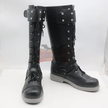 

persona 5 Sakura Futaba shoes female cosplay shoes black boots custom made