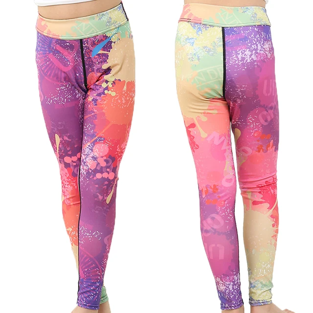 colourful yoga pants