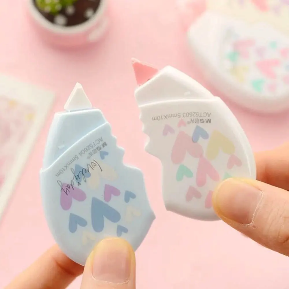 

Students Stationery Cute Correction Tape Heart Office &Amp; School Supplies Love 2Pcs Heart Shaped Gift Belt Home Kids Kawaii