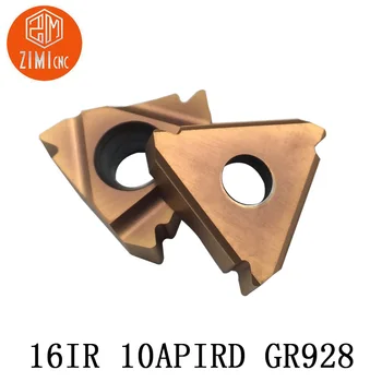 

10pcs 16IR 10APIRD GR928 High qualityCNC lathe turning tools for Indexable tungsten carbide Threading Inserts