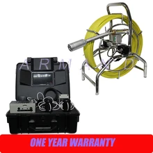 40 мм само Выравнивающая камера Push камера для проверки водостока Комплект 7 дюймов монитор 60 м кабельный рукав инспекция утечки воды CCTV системы