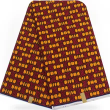 Tissus воск африканская восковая ткань высокого качества ткани для пэчворка африканская Ткань 6 ярдов Хлопок Анкара ткань Y-145