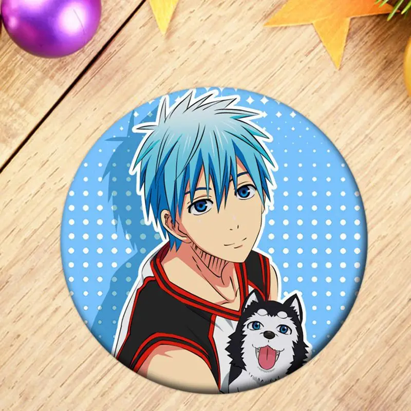 1 шт. Kuroko no Basket значок косплея Akashi Seijuro брошь с застежкой Кагами Тайга милой