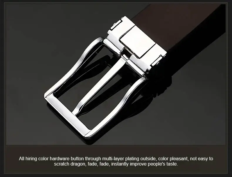 DOULILU New Designer Belts Men High Quality Luxury Brand Leather Belt Pin Buckle Black Business Trouser Strap Cinturones Hombre Cinto1 (11)