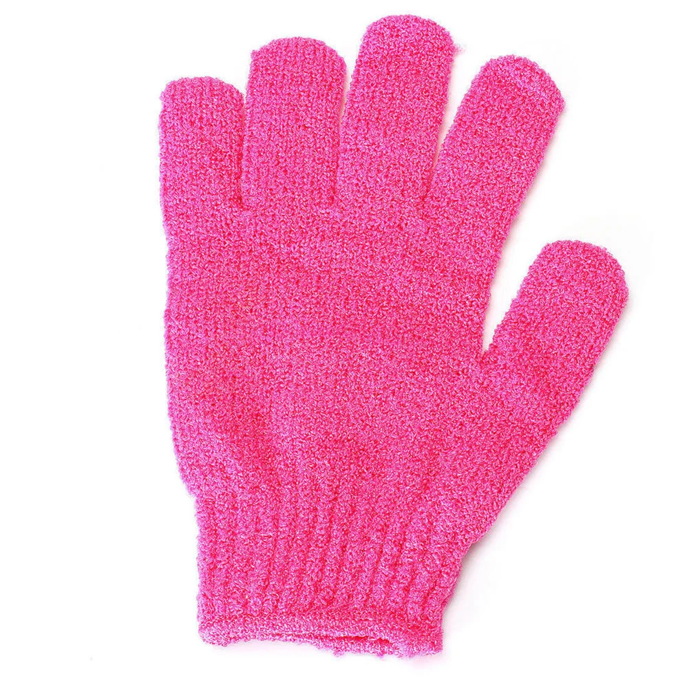 1x Shower Bath Gloves Exfoliating Wash Skin Spa Exfoliating Body Scrub