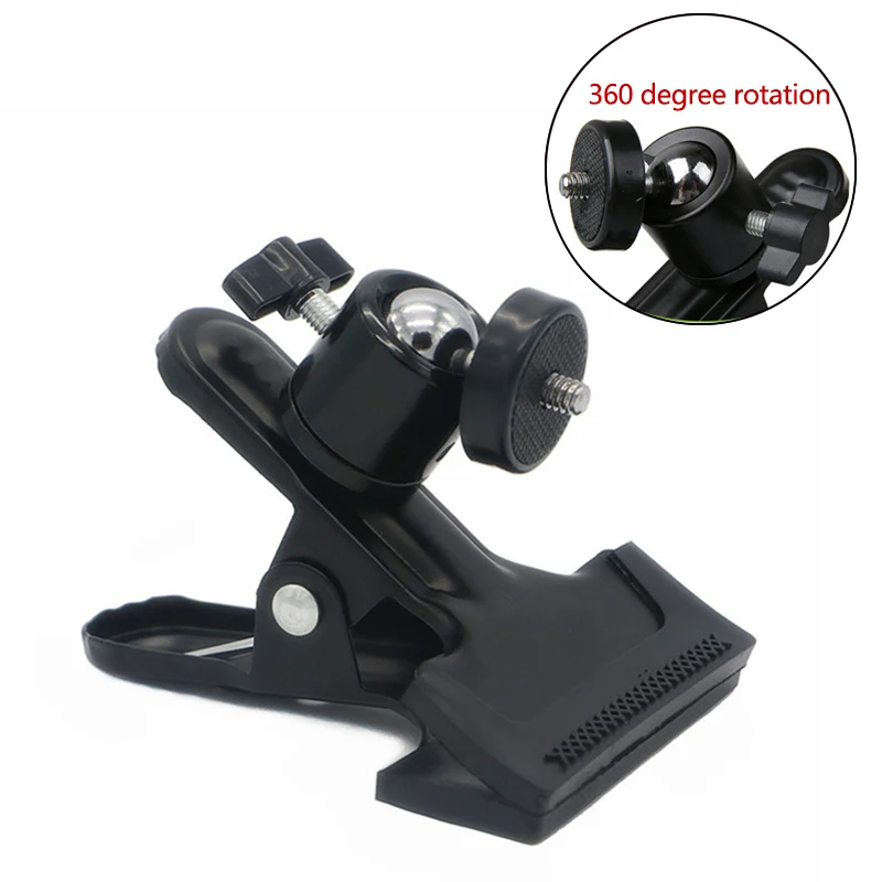 

Professional Photography Studio Background stand holder Clips flash holder Haeundae folder clip with 1/4" Screw For GoPro Sjcam