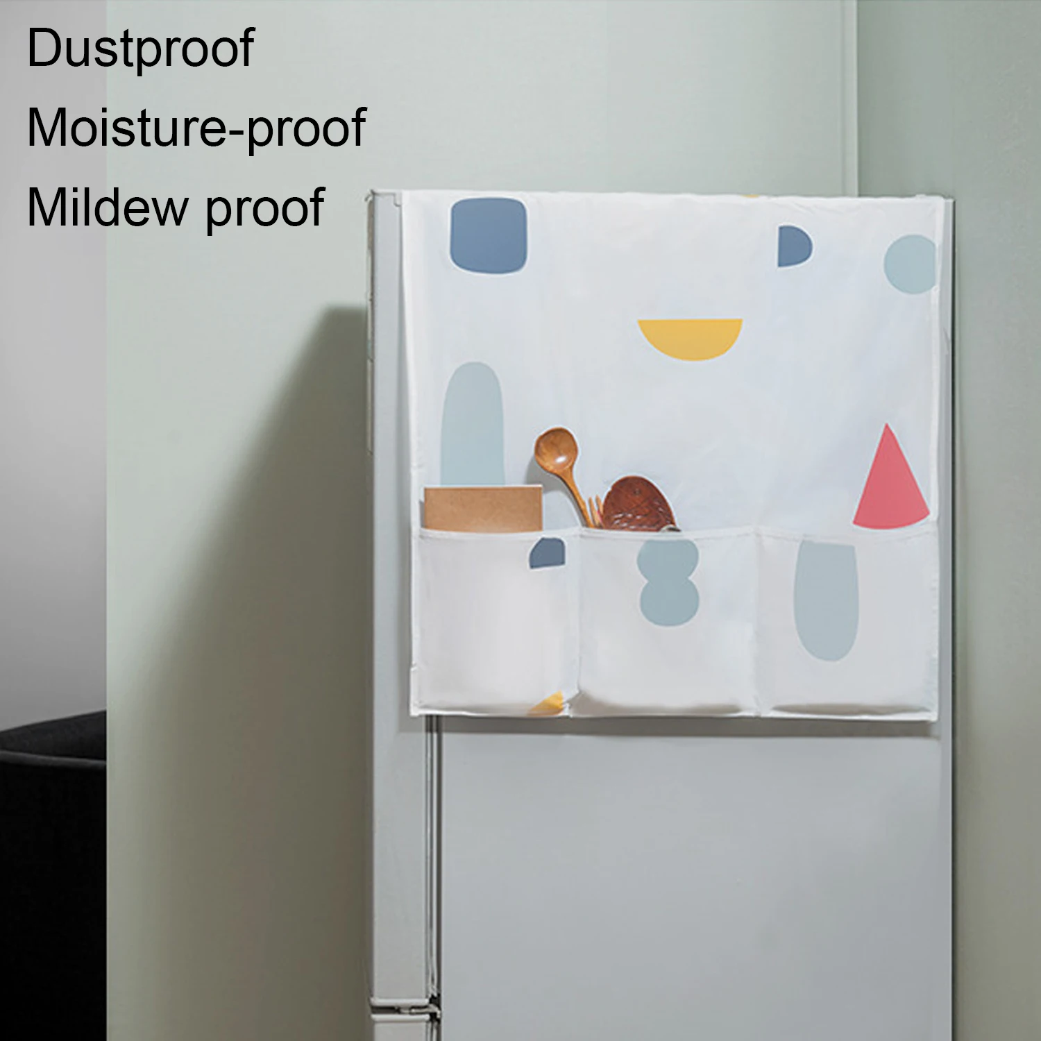 Dustproop водонепроницаемый бытовой холодильник морозильная камера крышка с сумкой для хранения для дома офиса гостиной кухни 130x54 см