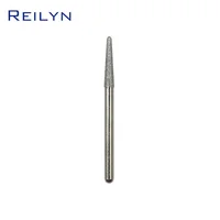 סט גודל איכות גבוהה 30 סיביות חתיכות / סט היהלומים גריסה ראש 120 # גודל 3x3mm עגול חרוט אבן פילינג ג