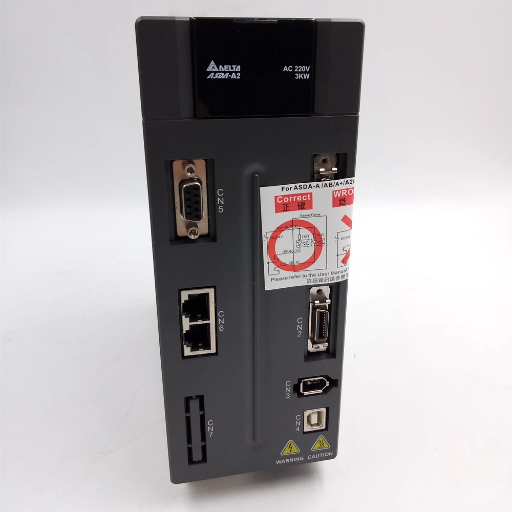 Original Delta Servo Drive 3ph 220V 3KW 19.4A CANopen E-CAM ASD-A2-3023-M AC Servo Drive with Full-Closed Control New Original Delta Servo Drive 3ph 220V 3KW 19.4A CANopen E-CAM ASD-A2-3023-M AC Servo Drive with Full-Closed Control New
